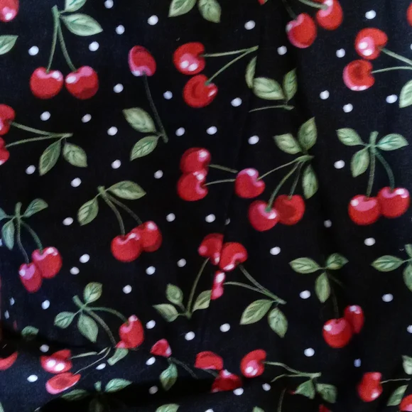 Handmade Cherry 50's Style Pinup Dress - Picture 6 of 8